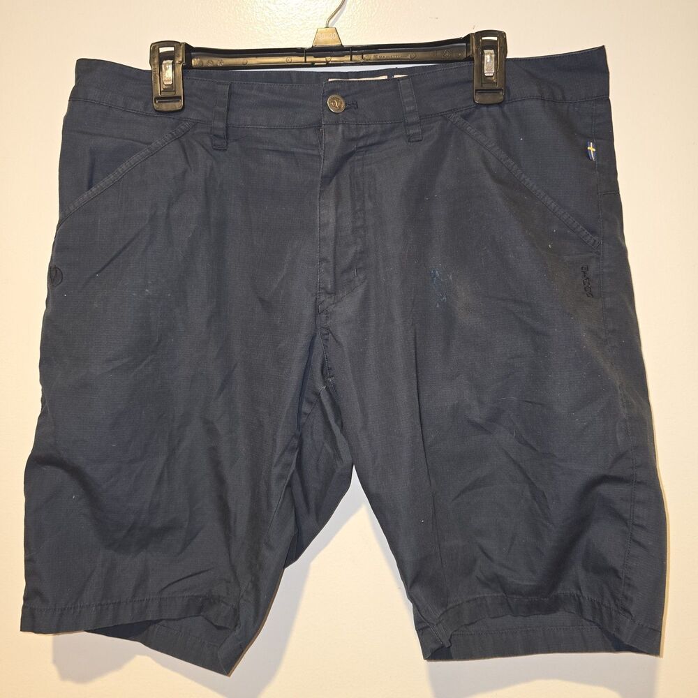 Fjallraven Shorts Mens 33"-34" G-1000 High Coast Hike Trail Blue Hiking Outdoor